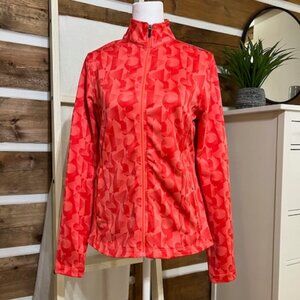 Saucony Women's Lightweight jacket, size Small, orange/pink